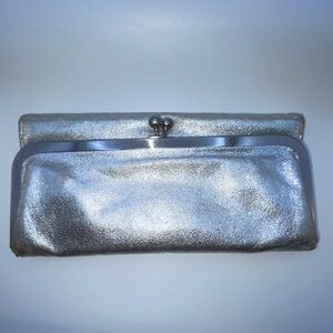 Rachel Continental Hobo Wallet in Heavy Metal. Used condition